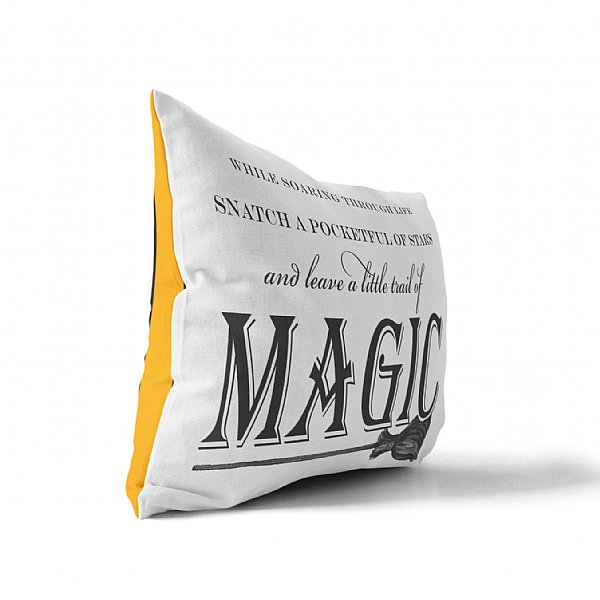 Leave a Trail of Magic Halloween Pillow