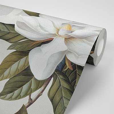 Magnolia Wallpaper (Off White)