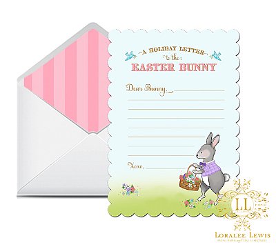 Easter Maypole Easter Bunny Letter