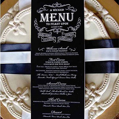 Something Wicked Custom Menu