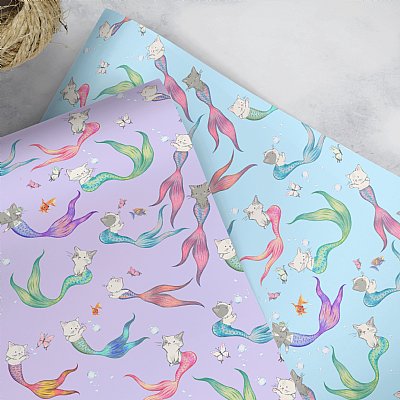 MerKitty and More MerKitties Gift Wrap