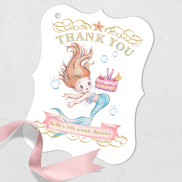 Mermaid Luxe Favor Tags