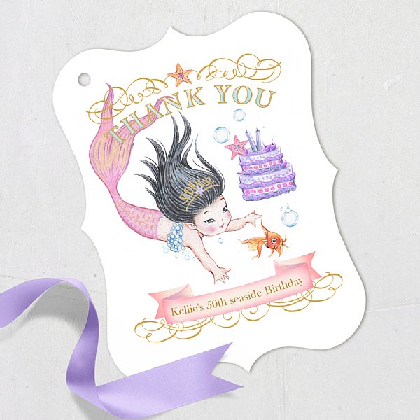 Mermaid Luxe Favor Tags