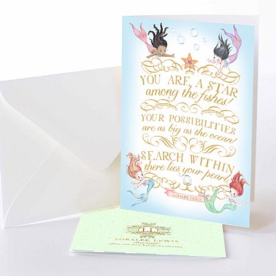 Mermaid Collection Thank You Notes 