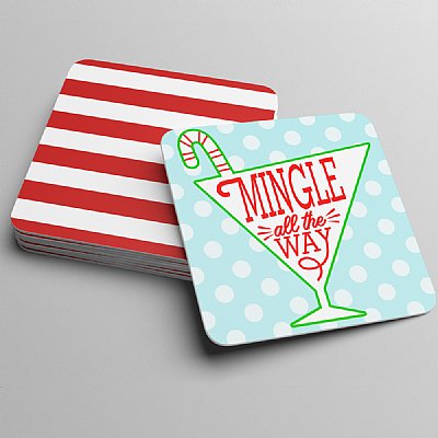 Mingle All The Way Coasters