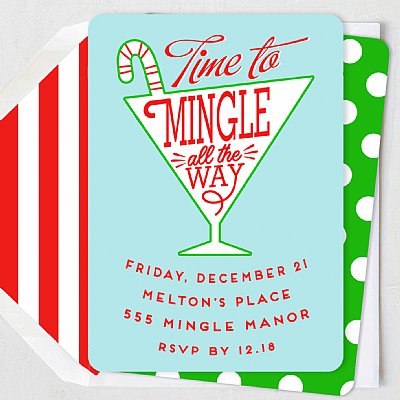 Mingle All the Way Collection Invitation