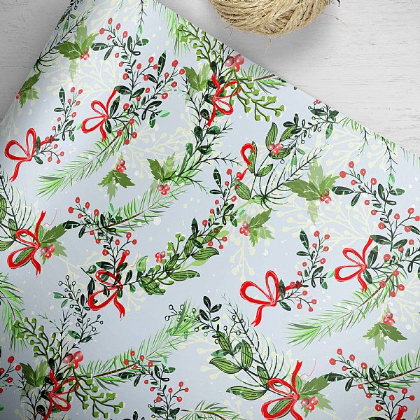 Mistletoe Gift Wrap 