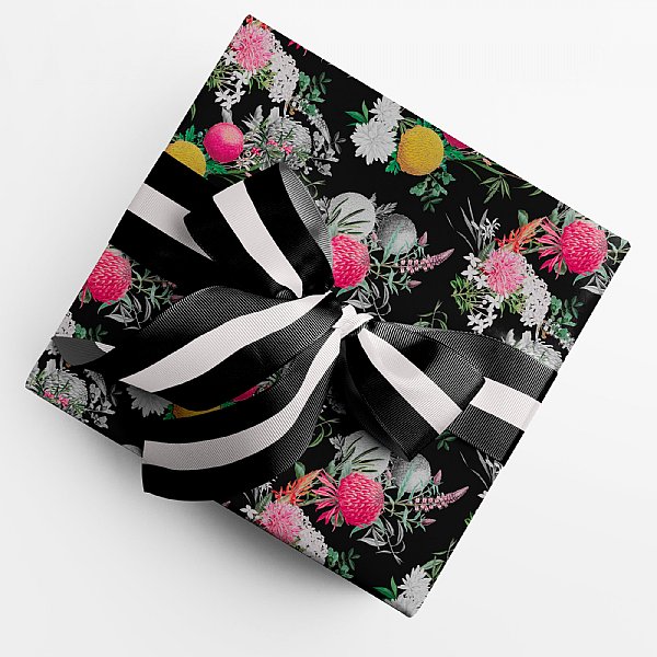 Mod Floral Collection Gift Wrap