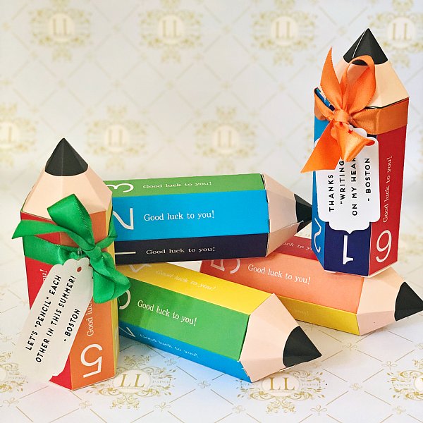 Pencil Favor Box Set