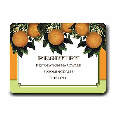 Citrus Sweet Invitation Insert