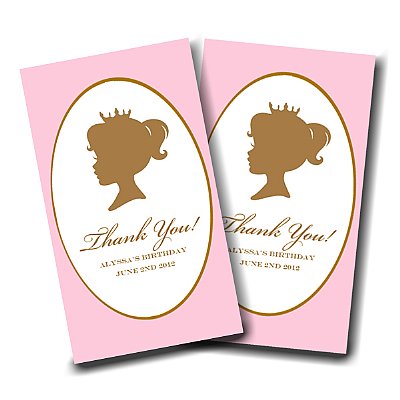 Little Princess Favor Tags