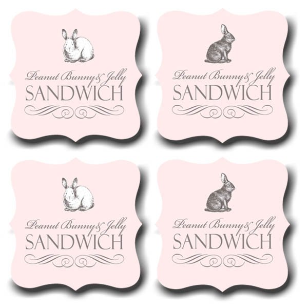 Little Hare Extra Large Buffet Luxe Stickers