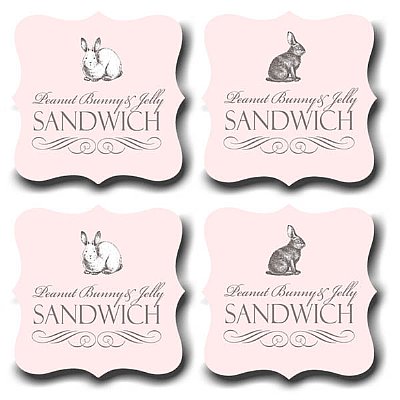 Little Hare Extra Large Buffet Luxe Stickers