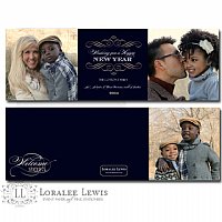 Opulent Trifold Photo Card Suite