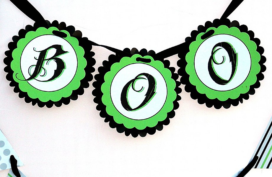 Halloween Bash Rosette Banner