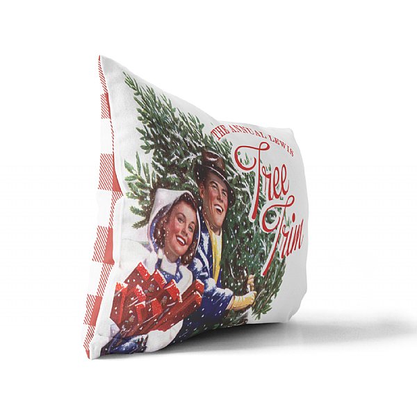 Annual Tree Trim Personalized Pillow