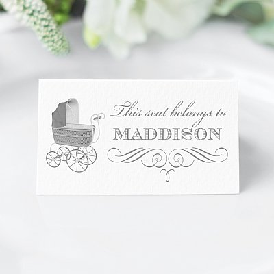 Pram Cameo Place Cards