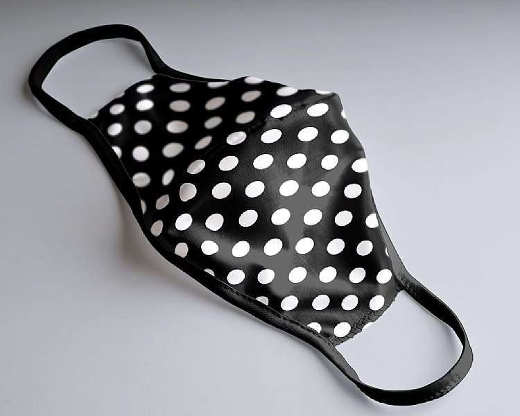 Polka Dot Face Masks (Set of Four - Mix & Match)