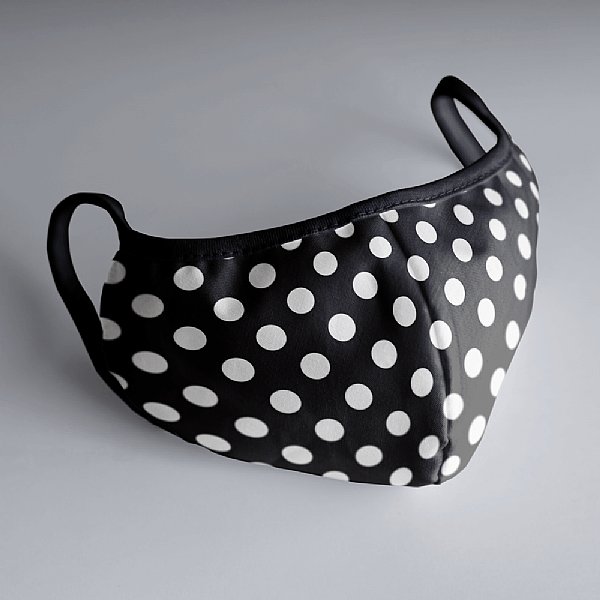 Polka Dot Face Masks (Set of Four - Mix & Match)