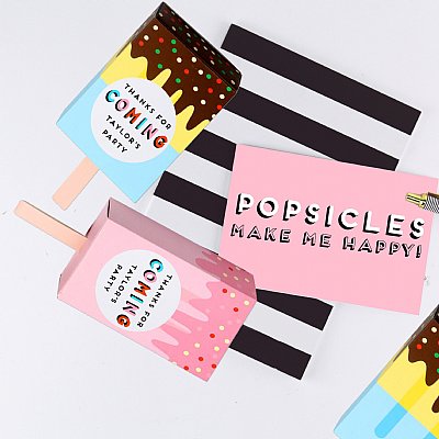 Popsicle Favor Box Set