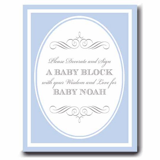 Pram Cameo Event Sign 8x10