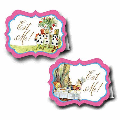 Alice in Wonderland Buffet & Party Signs