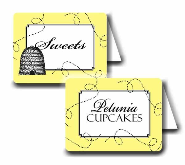 Queen Bee Collection Buffet & Party Signs
