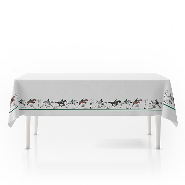 Racing Days Horse Tablecloth