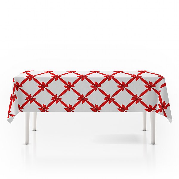 Red Bow Tablecloth