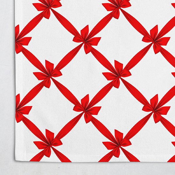 Red Bow Tablecloth