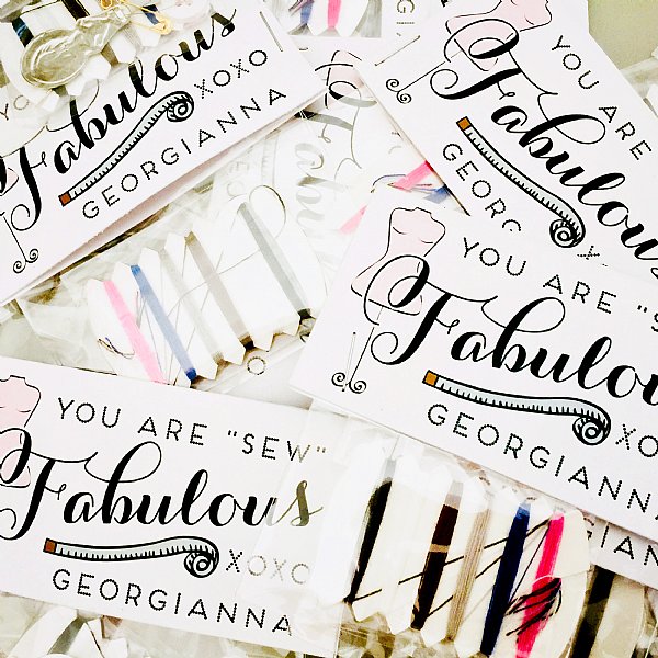 Fold Over Favor Tags