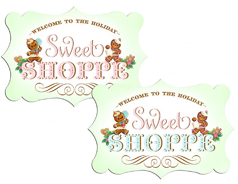 Sweet Shoppe Event Sign