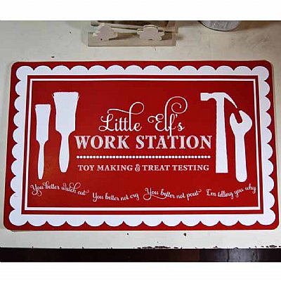 Santa's Workshop Placemats