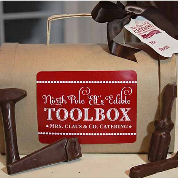 Santa's Workshop Elves Toolbox Tags