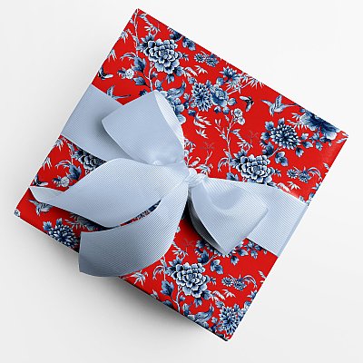Serene Salon Collection Gift Wrap (red)