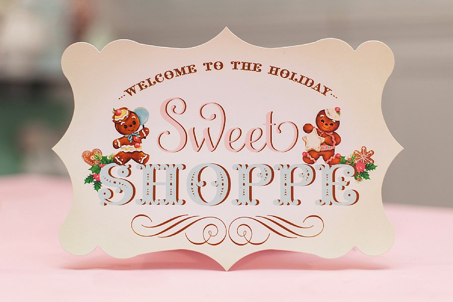 Sweet Shoppe Event Sign