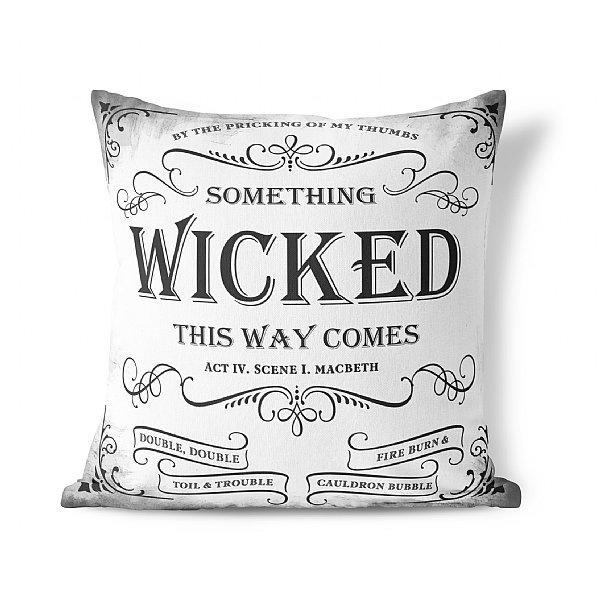 Something Wicked Halloween Pillow
