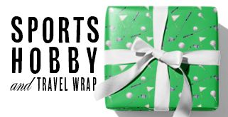 Sports, Hobby, & Travel Gift Wrap