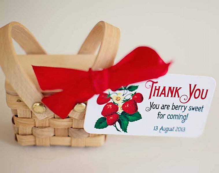 Berry Sweet Favor Tags