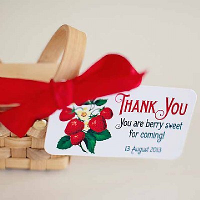 Berry Sweet Favor Tags