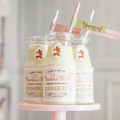 Sweet Holiday Bottle Labels