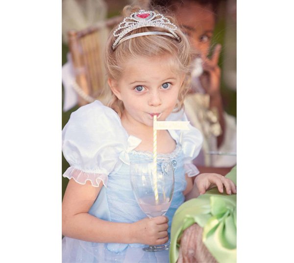 Princess and the Frog "Make a Wish!" Straw and Pennant Kit