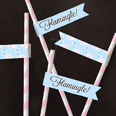 Flamingle Straw Flag Kit
