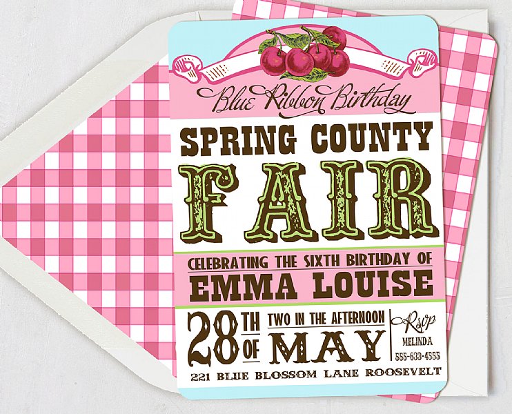 Sweet County Fair Invitation