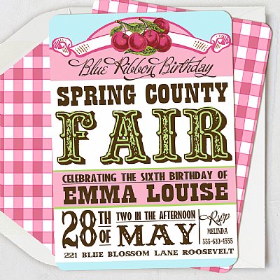 Sweet County Fair Invitation