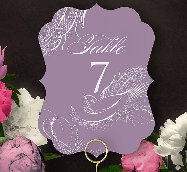 Alouette Table Number Set