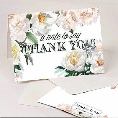 Sunrise Garden Thank You Notes