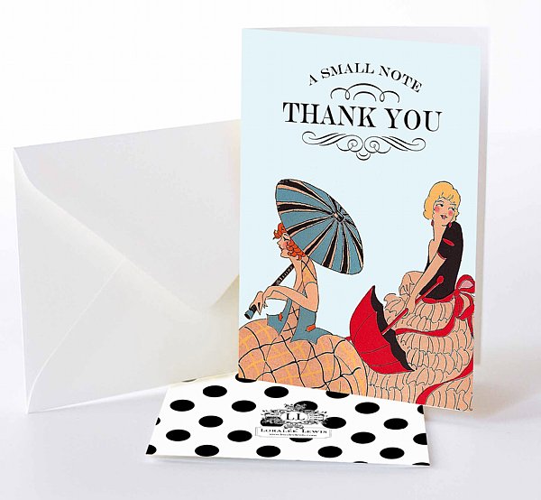 Fancy Ladies Thank You Notes