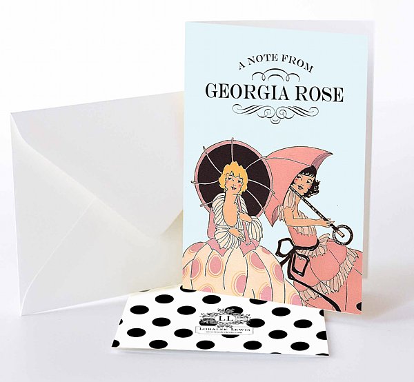 Personalized Fancy Lady Notes