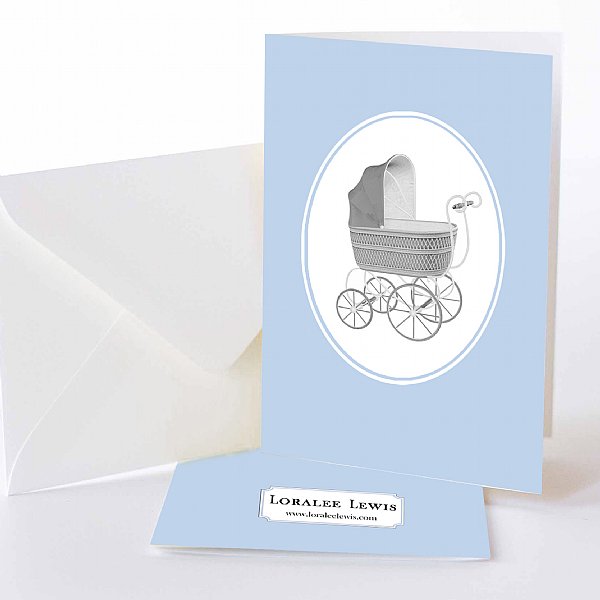 Pram Cameo Thank You Notes